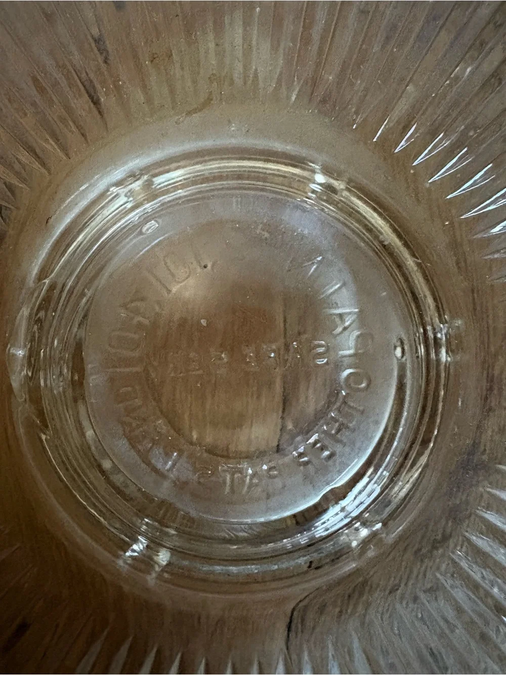 Glass Luncheon Plates with Matching Flutes - Set of 3